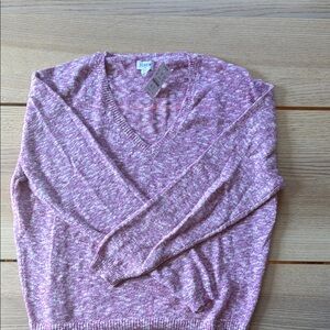 NWT J.Crew Factory v-neck Beach sweater
